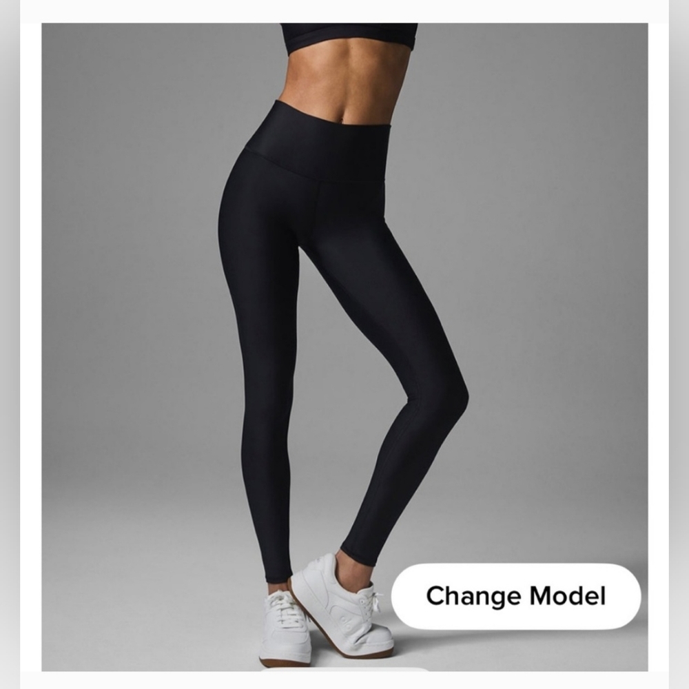 Alo Women's Like New Black Airlift Leggings Size Large